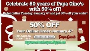 Free Printable Papa Gino S Coupons Pizza Coupons Coupons Papa