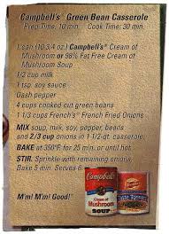 Side Campbell S Green Bean Casserole Bx0022 Greenbean Casserole Recipe Green Bean Casserole Bean Casserole