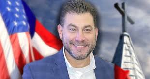 Mobile Police Chief Paul Prine leaning