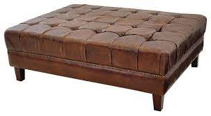 Osp home furnishings augusta eco leather round storage ottoman with brass color nail head. Love My Ottoman Like This Use It For A Footstool For Magazines And Keep A Tray On I Leather Ottoman Coffee Table Leather Coffee Table Square Storage Ottoman