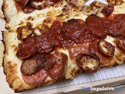 Best pizza in orlando, central florida: Review Pizza Hut Detroit Style Double Pepperoni Pizza The Impulsive Buy