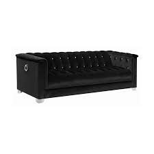 See more ideas about reupholster, reupholster couch, redo furniture. Chaviano Black Tufted Upholstered Sofa By Coaster