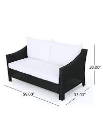 Noble House Antibes Outdoor 2pc Wicker Seating Set Reviews Furniture Macy S In 2020 Patio Couch Noble House Wicker Loveseat