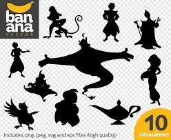 Sale Aladdin Silhouettes Png Jpg Svg Eps Files High Resolution Etsy Disney Silhouette Silhouette Png Disney Stencils