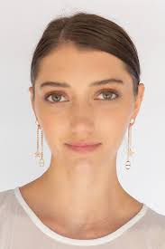 Dior drop earrings sales