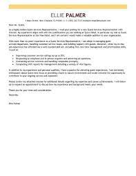 Maybe you would like to learn more about one of these? Guest Service Representative Cover Letter Examples Livecareer