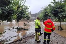 Une dizaine de maisons se sont effondrées dans la commune de pepinster. Yyu1dkuevfvoam