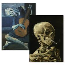 His father was an art teacher and a painter. 2 Pack Van Gogh Skeleton The Old Guitarist By Pablo Picasso Poster Print Set Fine Art Laminated 18 X 24 Buy Online In Antigua And Barbuda At Antigua Desertcart Com Productid 168161852