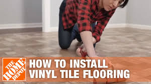 So have you used groutable peel and stick tile in love your tikes.iam in the process of getting stainmaster luxury vinyl tikes 18×18 from lowes and. How To Install Peel And Stick Vinyl Tile Flooring The Home Depot Youtube