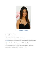 Selena Gomez Biography 99celebs Com