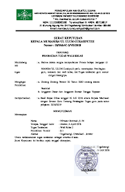 Mencabut surat keputusan sebelumnya tentang wali kelas. Sk Wali Kelas Pdfcoffee Com