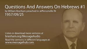 Blind Bartimaeus (William Branham 61/01/24)