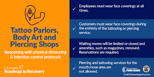 Maybe you would like to learn more about one of these? Los Angeles County On Twitter Effective June 19 Tattoo Parlors Body Art And Piercing Shops Can Reopen With Physical Distancing And Infection Control Protocols Learn More Https T Co Ph0occh4r0 Https T Co Xopjvhbjmq