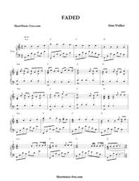 While many people stream music online, downloading it means you can listen to your favorite music without access to the inte. Faded Alan Walker Free Piano Sheet Music Pdf