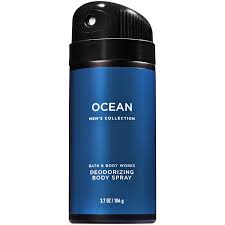 Bath And Body Works Signature Collection For Men Ocean Deodorizing Body Spray Walmart Com Walmart Com