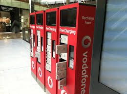 Vodaphone Charging Kiosk Mobile Charging Station Locker Storage Event Activities
