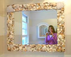 Vanity lights for mirror diy invitations. How To Make A Shell Mirror Tutorial With Your Treasures From The Sea Shine Your Light
