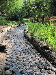 Glass Bottle Walkway Bottle Garden Wine Bottle Garden Wine Bottle Outdoor