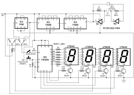 Electronic Stopwatch Electronic Schematics Electronic Circuit Design Circuit Design