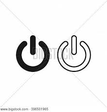 Simple on/off button free icon. Power Button Icon Vector Photo Free Trial Bigstock