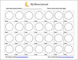 astronomy for kids moon journal free printable buggy