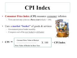The consumer price index (cpi) is an indicator that measures the average change in prices paid by consumers for a representative basket of goods using the same formula, the cpi in 2017 is 114,3, i.e. Measuring Inflation Measuring Inflation Using A Price Index Ppt Download