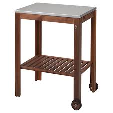 Applaro Klasen Desserte Exterieur Teinte Brun Acier Inox Ca Fr Ikea In 2020 Serving Cart Ikea Furniture