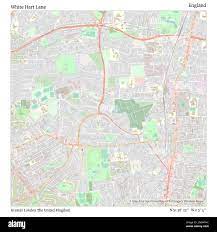 White Hart Lane Map White Hart Lane, Greater London, United Kingdom, England, N 51 36' 13'', W  0 5' 4'', Map, Timeless Map Published In 2021. Travelers, Explorers And  Adventurers Like Florence Nightingale, David Livingstone, Ernest
