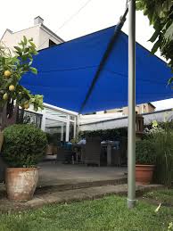 Sonnensegel Eletrisch Einmal In Maritim Blau Sonnensegel Driesenvoerde Outdoor Dekorationen Terassenideen