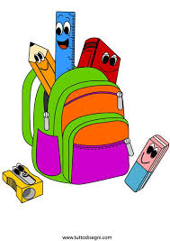 Zaino Scuola Scuola Immagini Artistiche Educazione Bambini