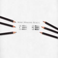 Tombow Mono Drawing Pencil Hb Graphite 12 Pack