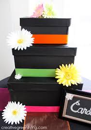 I chose pink fresh studio. Black And Bright Wedding Three Tier Wedding Card Box Tutorial Creative Green Living