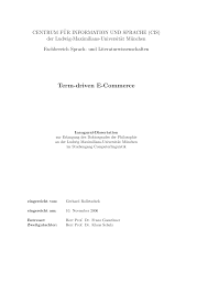 Term-driven E-Commerce