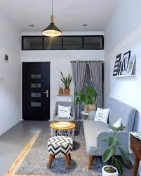 Jika tertarik, cobalah wallpaper dinding 3d seperti gambar. Desain Ruang Tamu Minimalis Pemberian Cat Berwarna Putih Memiliki Kesan Ruangan Yang Luas Walau Sebenarnya Sempit Desain Interior Ruang Tamu Rumah Interior