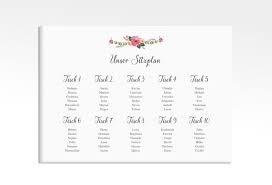 Sitzplan Leinwand Hochzeit Fiore Leinwand Hochzeit Sitzplan Sitzplan Hochzeit