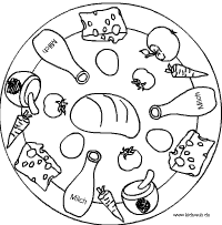 Gesundes Fruhstuck Mandala Mandalas Kinder Kreative Ideen Fur Kinder Kinder