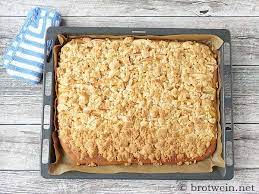 Rezept für apfelkuchen mit streusel und hefeteig vom blech. Apfelkuchen Mit Streusel Und Hefeteig Vom Blech Brotwein