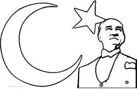 Ataturk Ay Yildiz Boyama Sayfasi Ataturk Ay Yildiz Boyama Sayfasi Boyama Kitaplari Sanat Yildiz