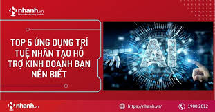 TOP 5 ứng dụng trí tuệ nhân tạo hỗ trợ kinh doanh bạn nên biết - Nhanh.vn
