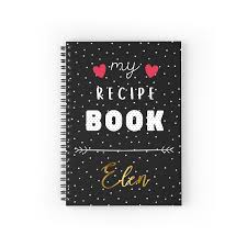 Personalised Recipe Book Cook Book Hardcover Kitchen Recipe Journal Family Recipes A5 Hardcover Spiral Book Personalized Book In 2020 Recipe Book Personalized Books Cookbook