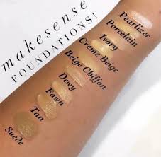 Senegence Makesense Foundation Color Chart Pearlizer