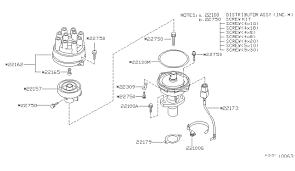 Rockauto ships auto parts and body parts from over 300 manufacturers to customers' doors worldwide, all at warehouse prices. 1987 Nissan Hardbody Pickup D21 Distributor Ignition Timing Sensor