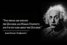 Check spelling or type a new query. Albert Einstein The Universe And Human Stupidity Quote Einstein Human Stupidity Stupid People Quotes