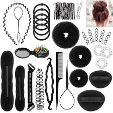 Hair dressing might also include the use of product to add texture, shine, curl, volume or hold to a particular style. Hair Styling Accessories Set 28 Pcs Fashion Hair Design Styling Tools Kit Spiral Diy Hair Accessorie Diy Hair Accessories Hair Designs Fashion Hair Accessories
