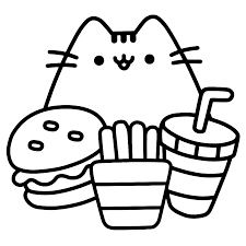 1300 x 1300 jpg pixel. Leuk Voor Kids Pusheen Bij De Macdonalds Kleurboek Kawaii Tekeningen Kinderkleurplaten