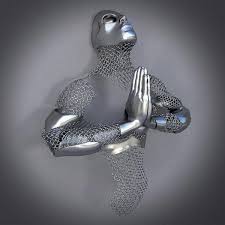 Sculpture By Franck Kuman Ego Alterego Com Metal Art Sculpture Metal Art Sculpture Art