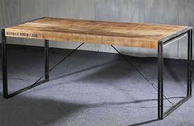 Http Www Hellopro Fr Images Produit 2 5 4 7 Table De Salle A Manger Style In Table A Manger Bois Et Metal Salle A Manger Style Industriel Salle A Manger Bois