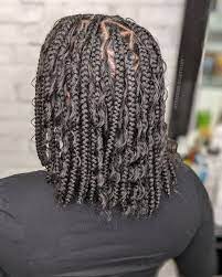 Knotless Bob Bohemian Hairstylist Monique Thechair Beautyloft Cute Beauty Bob Box Braids Styles Bob Braids Hairstyles Box Braids Styling