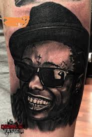 Lil wayne tattoo stock photos and images. Lil Wayne Portrait Done By Bruno Burity At Sabelink Tattoo Lillestrom Norway Tattoos