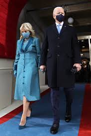 Jill biden wore a custom ivory coat and matching embroidered dress by uruguayan american designer. Jill Biden Markarian Inauguration Outfit Sent A Message